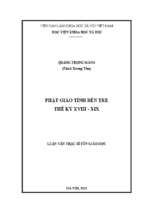 Phật giáo tỉnh bến tre thế kỷ xviii   xix