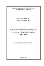 Hoạt động hoằng pháp và xã hội của ni trưởng thích nữ diệu không (1906 – 1997)