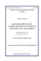 Khảo sát đặc điểm lâm sàng và kết quả điều trị nang ống giáp lưỡi ở trẻ em bằng phẫu thuật sistrunk (2)