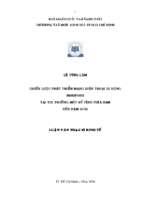 Chiến lược phát triển mạng điện thoại di động mobiphone tại thị trường một số tỉnh phía nam đến 2015