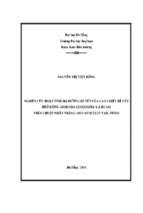 Nghiên cứu hoạt tính hạ đường huyết của cao chiết rễ cây nhó đông (morinda longissima y.z.ruan) trên chuột nhắt trắng (mus musculus var. swiss)