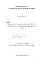 Các thủ tục hành chính về đầu tư nguồn vốn ngoài ngân sách nhà nước trên địa bàn tỉnh vĩnh long