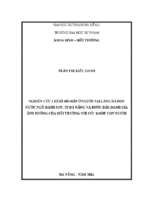 Nghiên cứu chỉ số hô hấp ở người tại làng đá non nước ngũ hành sơn, tp. đà nẵng và bước đầu đánh giá ảnh hưởng của môi trường tới sức khỏe con người