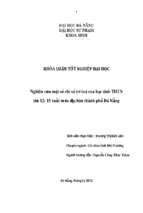 Nghiên cứu một số chỉ số trí tuệ cuả học sinh thcs (từ 12  15 tuổi) trên địa bàn thành phố đà nẵng.