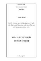 Nghiên cứu chế tạo vật liệu hấp phụ từ thân cây bông lau để khảo sát khả năng xử lý ion cu2+ trong môi trường nước.
