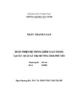 Hoàn thiện hệ thống kiểm soát nội bộ tại cục quản lý thị trường tỉnh phú yên