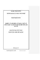 Nghiên cứu mô phỏng số trong thiết kế công nghệ và khuôn dập chi tiết nắp capo xe ô tô