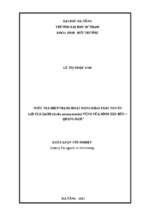 Điều tra hiện trạng hoạt động khai thác nguồn lợi cua xanh (scylla paramamosain) vùng cửa sông thu bồn – quảng nam