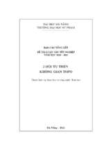 I hội tụ trên không gian topo