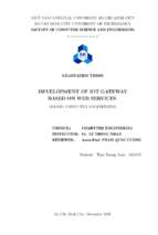 Development of iot gateway based on web services 