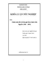 Chính sách đối với đội ngũ tiến sĩ dưới triều nguyễn (1802 1883).