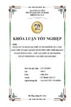Khảo sát và đánh giá thiết bị thí nghiệm vật lý do giáo viên tự làm tại một số trường thpt trên địa bàn thành phố đà nẵng   chế tạo thiết bị thí nghiệm vật lý nhằm nâng cao hiệu quả dạy học..