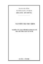 Nghiên cứu tạo chế phẩm sinh học hỗ trợ tiêu hóa cho vật nuôi.