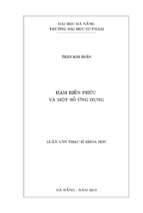 Hàm biến phức và một số ứng dụng.