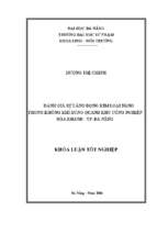 Đánh giá sự lắng đọng kim loại nặng trong không khí xung quanh khu công nghiệp hòa khánh, tp. đà nẵng.