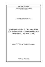 Quản lý hoạt động dạy học thực hành các môn khoa học tự nhiên trên địa bàn thành phố cà mau tỉnh cà mau_1