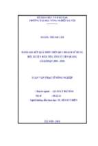 Đánh giá thực hiện quy hoạch sử dụng đất huyện hàm yên, tỉnh tuyên quang