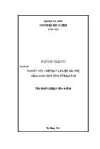 Nghiên cứu chế tạo vật liệu hấp phụ cellulose biến tính từ dăm tre.