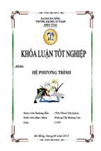 Hệ phương trình.