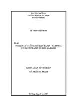 Nghiên cứu tổng hợp keo tanin   glyoxal từ nguồn tanin vỏ keo lá tràm.