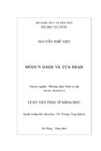 Môđun baer và tựa baer..