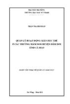 Quản lý hoạt động giáo dục trẻ ở các trường mầm non huyện đầm dơi tỉnh cà mau_1