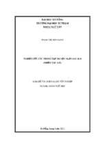 Nghiên cứu câu trong tập truyện ngắn hay 2019 (nhiều tác giả)