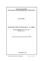 Nén dữ liệu theo kỹ thuật move – to   front