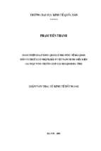 Hoàn thiện hoạt động quản lý nhà nước về hải quan đối với thuế xuát nhập khẩu ở việt nam trong điều kiện gia nhập wto (trường hợp cục hải quan hà tỉnh)