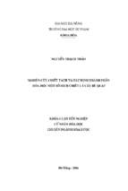 Nghiên cứu chiết tách và xác định thành phần hóa học một số dịch chiết lá cây rẻ quạt.