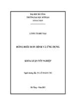 Đồng điều đơn hình và ứng dụng.