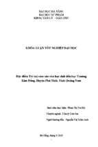 Đặc điểm trí tuệ cảm xúc của học sinh tiểu học trường kim đồng, huyện phú ninh, tỉnh quảng nam.