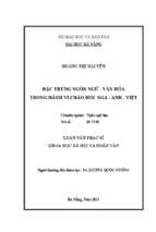 Đặc trưng ngôn ngữ   văn hóa trong hành vi chào hỏi nga   anh   việt.