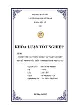 Nghiên cứu các thông số phát xạ và lực liên kết điện tử   phonon của thủy tinh tellurite pha tạp eu3+.