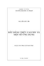 Bất đẳng thức cauchy và một số ứng dụng_1