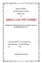 Một số biện pháp khắc phục các sai lầm thường gặp của học sinh khi giải toán đại số 9