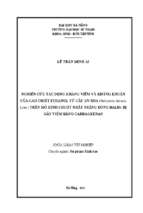 Nghiên cứu tác dụng kháng viêm và kháng khuẩn của cao chiết ethanol từ cây an xoa (helicteres hirsuta lour.) trên mô hình chuột nhắt trắng dòng balbc bị gây viêm bằng carrageenan