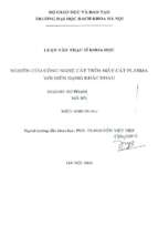 Nghiên cứu công nghệ cắt trên máy cắt plasma với biên dạng khác nhau