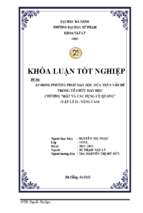 Áp dụng phương pháp dạy học dựa trên vấn đề trong tổ chức dạy học chương mắt và các dụng cụ quang (vật lý 11   nâng cao)