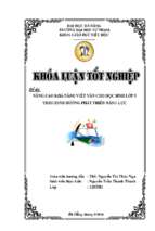 Nâng cao khả năng viết văn cho học sinh lớp 5 theo định hướng phát triển năng lực...