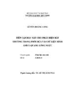 Tiếp cận học sâu cho phát hiện bất thường trong phổi dựa vào dữ liệu hình ảnh x quang lồng ngực
