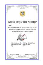 Một số biện pháp sử dụng thao tác tư duy sáng tạo giúp học sinh tìm ra lời giải bài tập hình học không gian 11