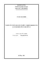 Nghiên cứu tuyển chọn một số chủng vi khuẩn rhodobacter sp. có khả năng xử lý chất hữu cơ