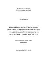 Đánh giá thực trạng ô nhiễm vi nhựa trong trầm tích đáy và trong ống tiêu hóa của một số loài thân mềm hai mảnh vỏ phân bố ở đầm cù mông, tỉnh phú yên