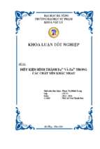 Điều kiện hình thành eu2+ và eu3+ trong các chất nền khác nhau.