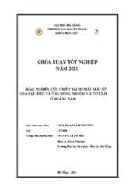 Nghiên cứu chiết tách chất màu từ;hoa đậu biếc và ứng dụng nhuộm vải tơ tằm ở quảng nam