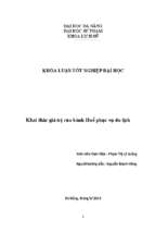 Khai thác giá trị của bánh huế phục vụ du lịch.