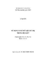 Sử dụng cơ sở dữ liệu đồ thị trong hệ gợi ý