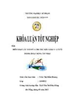 Biên soạn các bài múa cho trẻ mẫu giáo 5 6 tuổi trong hoạt động âm nhạc.