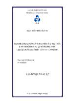 Nghiên cứu giải pháp hạn chế bật đồng thời để vận hành hiệu quả tự động hóa lưới điện trung thế tại tp. hồ chí minh 